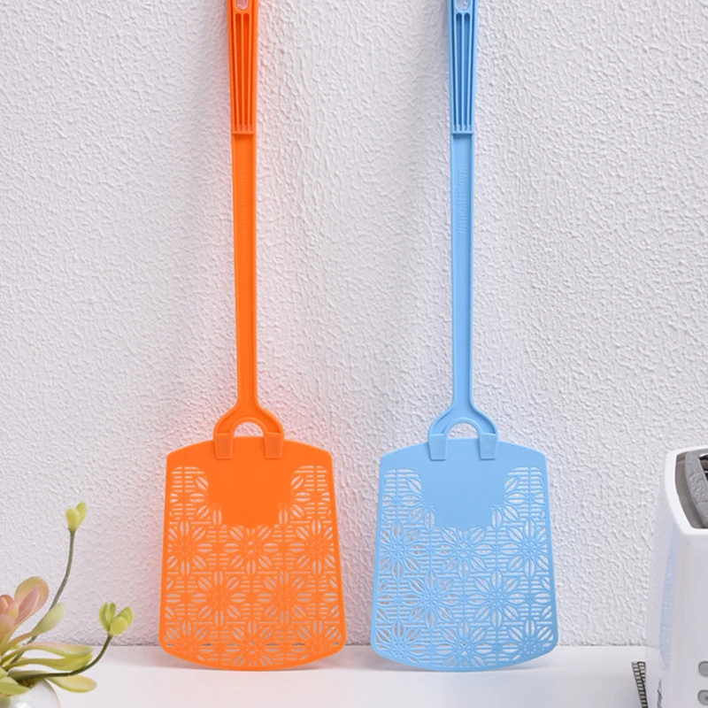 Plastic Fly Swatter Manual Swat Pest Control Hand Flexible Fly Swatters Flexible Strong Manual With Long Handle fly swatter