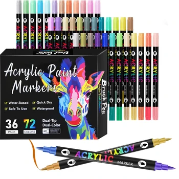 Dual Tip Acrylic Markers 1