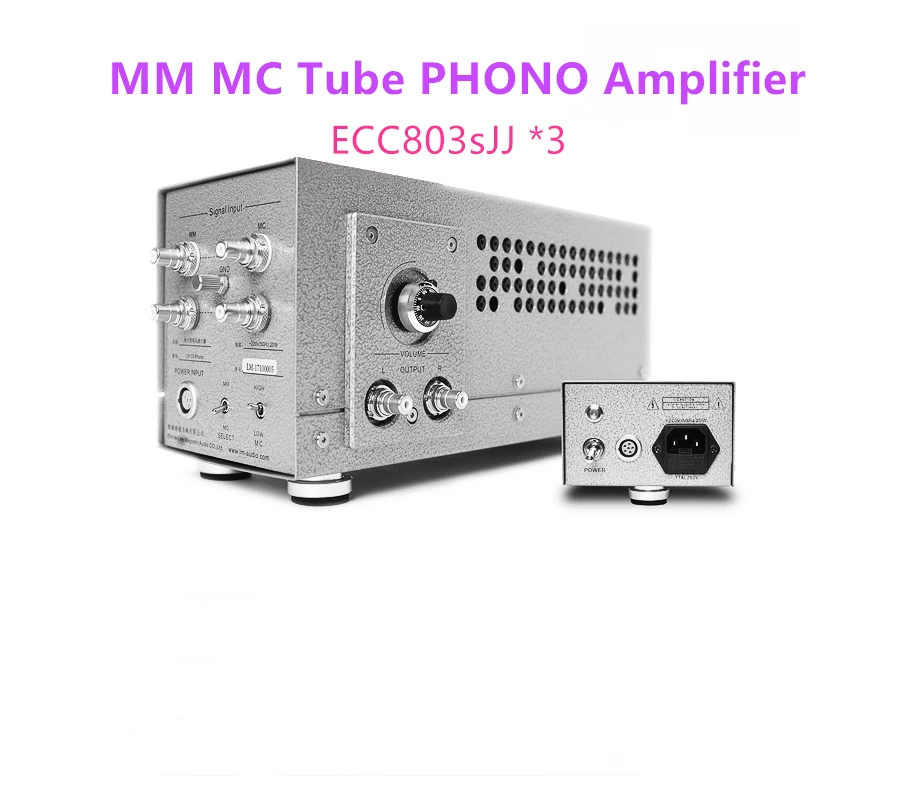 

Line Magnetic Tube Amplifier LP-33 MM MC Tube PHONO Amplifier ECC803sJJ *3 Independent Power Supply 20Hz~20kHz (-1.5dB)