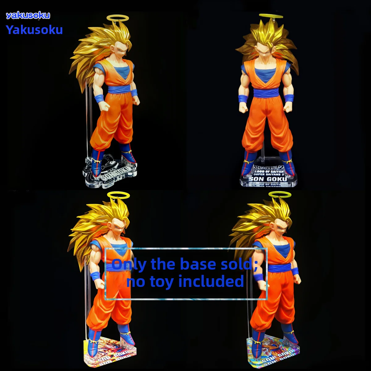 Acrylic Base Stand Restraint for Glasses Suitable for Super Tee Monkey Statue  Display Holder Collectible Figure - AliExpress