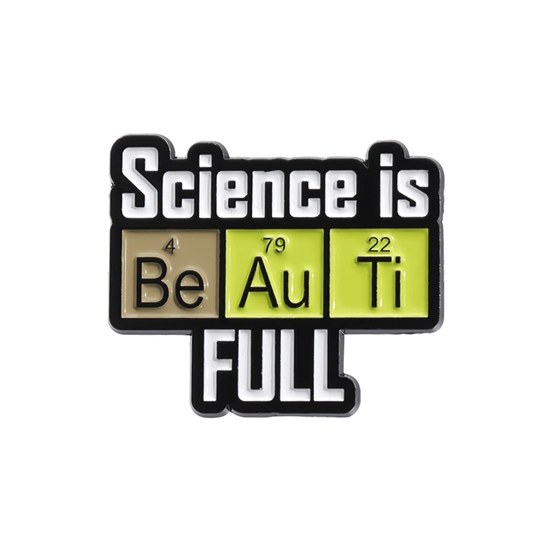 Creative Code Enamel Pin: Programmer & Chemistry Inspired Metal Brooch Badge