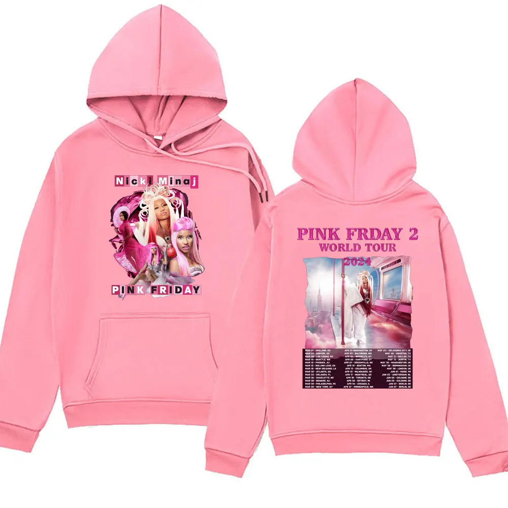 Rapper Nicki Minaj Roman Reloaded Print Hoodie Men Women Hip Hop Fashion Oversized Sweatshirt Unisex Clothes Hoodies Streetwear