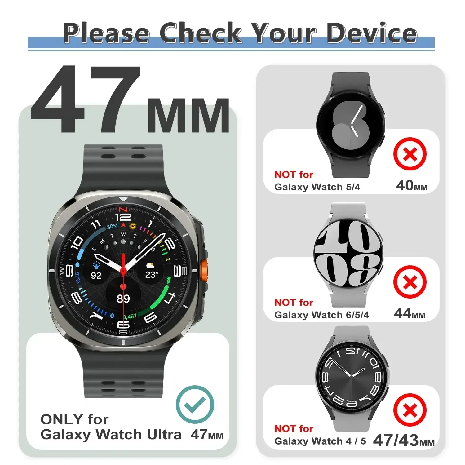 Enhanced Metal Alloy Protective Shell for Galaxy Watch 8 & Ultra Series