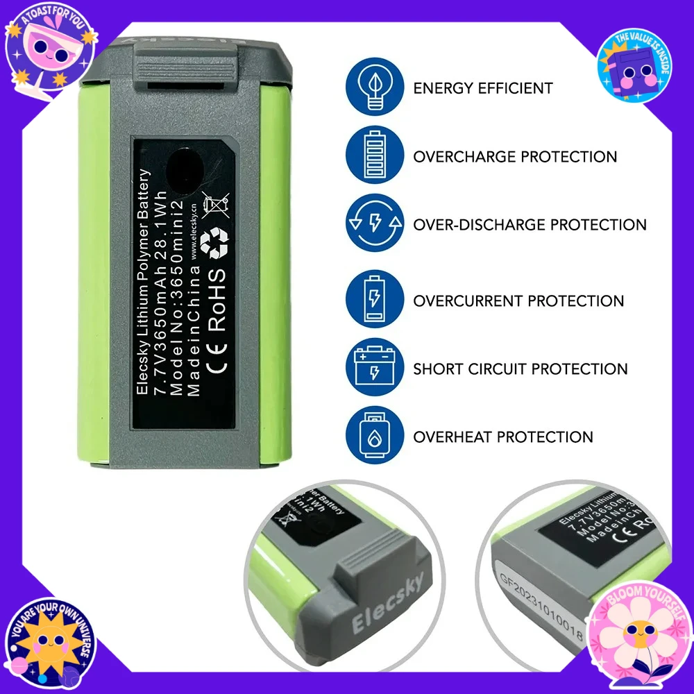Batterie Drone DJI Mini 2/SE/2SE 3650mAh Rechargeable