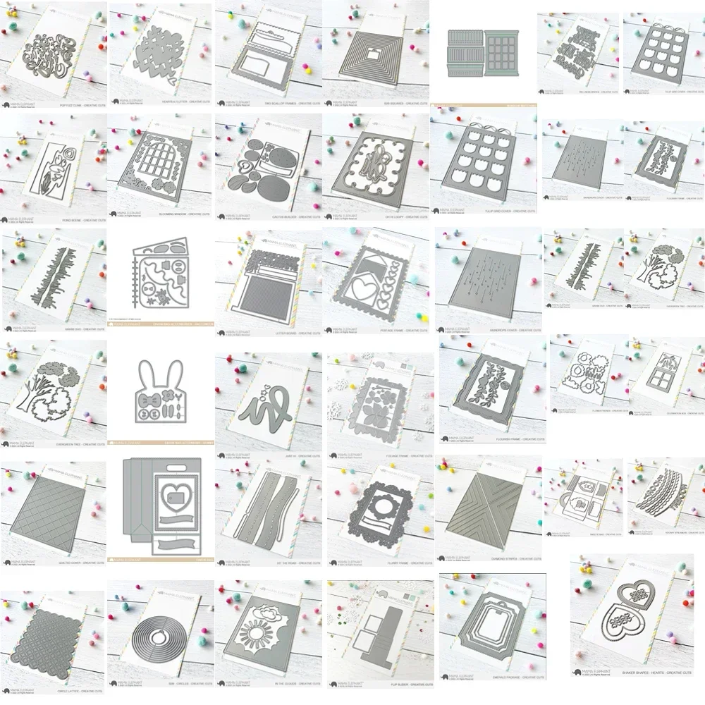 Die And Metal Cutting Stamps Scrapbooking Background DIY Decoration Craft Embossing Stencil