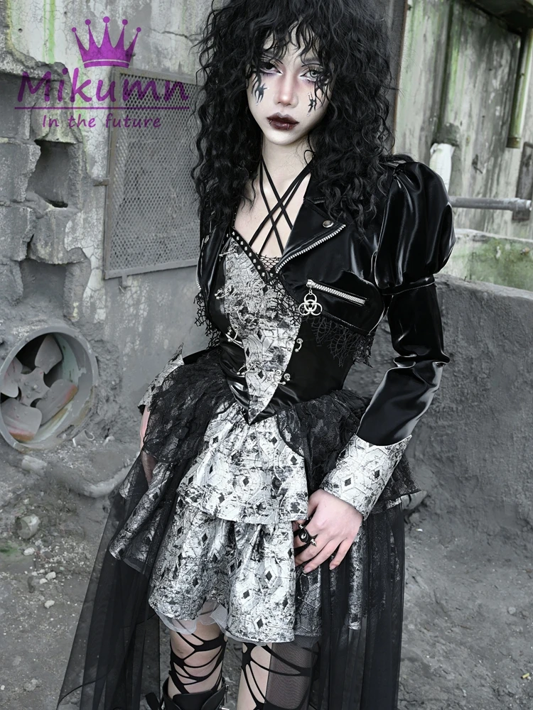 Blood Supply Original Gothic Punk Rock Metal Rivet Pu