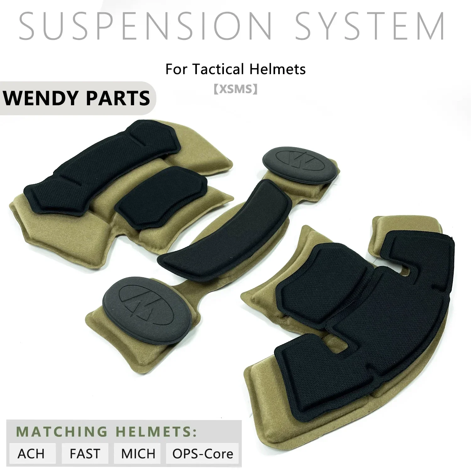 NEWMemoryFoamTacticalPadReplacementAirsoftHelmetPadsCushionAccessoriesProtectiveMat