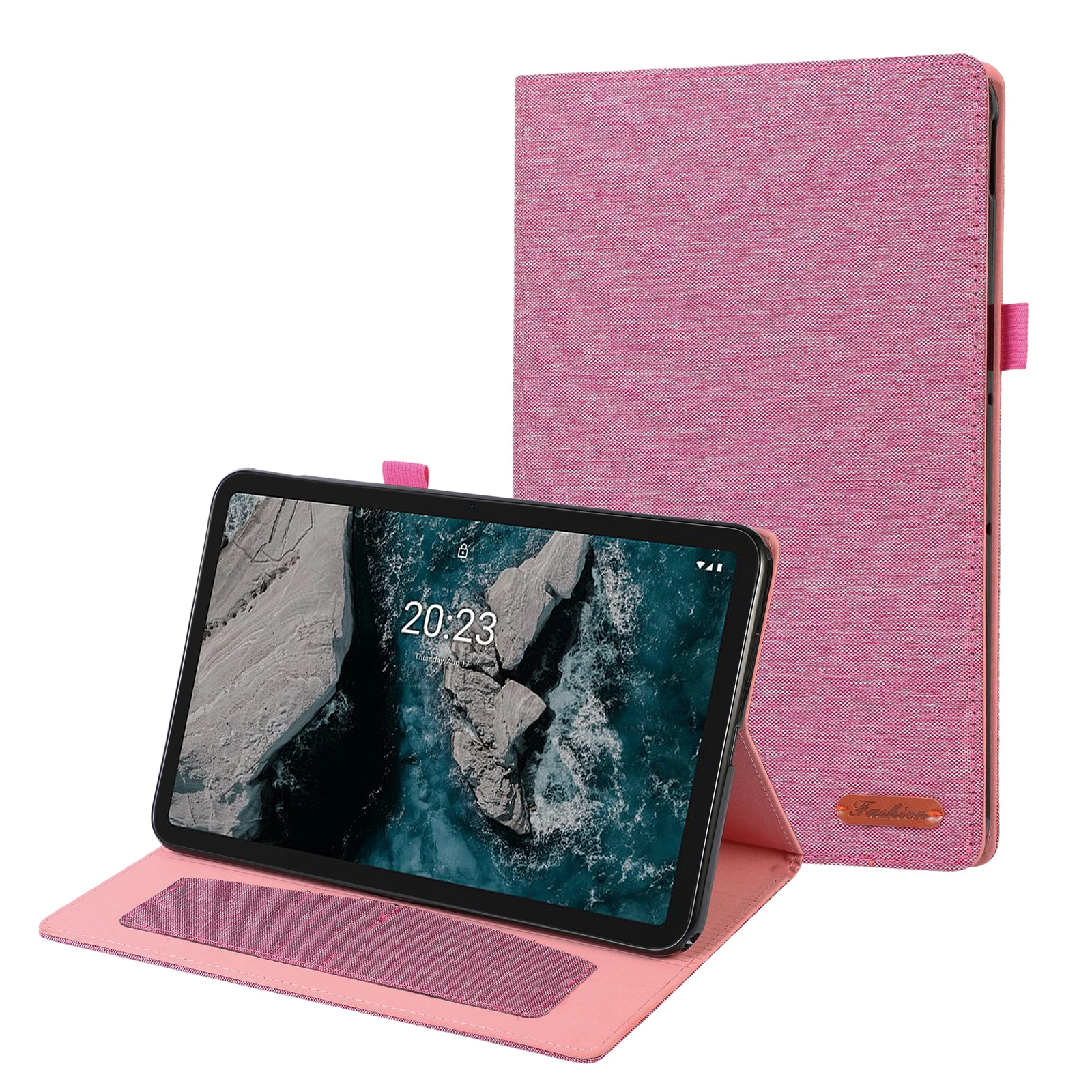 Cowboy-Style Flip Stand Case with Card Pocket and Shockproof Protection