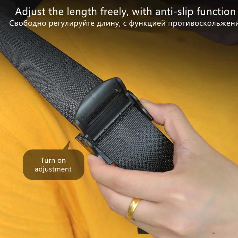 Car Seat Belt Clip Anti-skid Buckle Comfort Limiter Fixed Belt Fashion 4 Color ABS 2 Pcs For Car Interior, seat belt clip