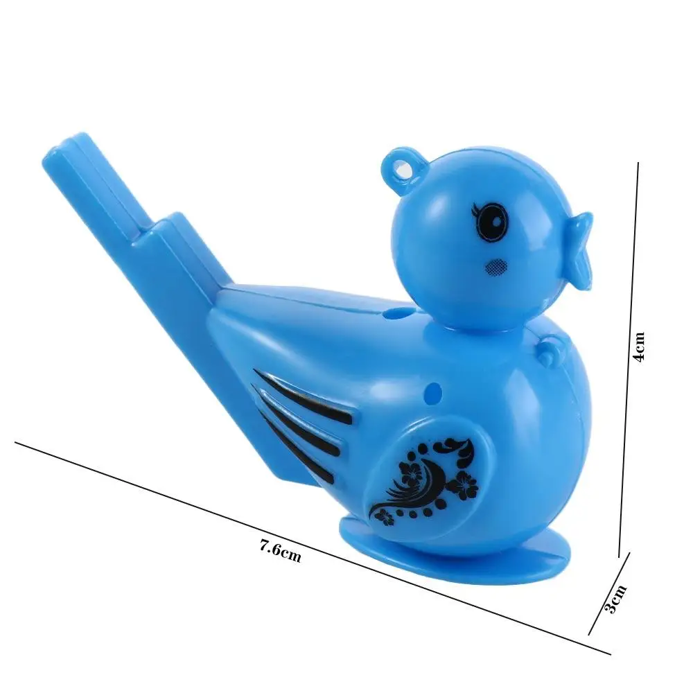 Outdoor Sports Funny Water Bird Whistle Drawing Colored Party Whistles Random Novelty Musical Toy For Girls Boys 5PCS mini whistle