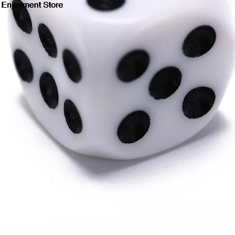 6 Sided Drinking Dice 16MM Acrylic Round Corner Data Party Game Cubes RPG Dice 5Pcs/Lot