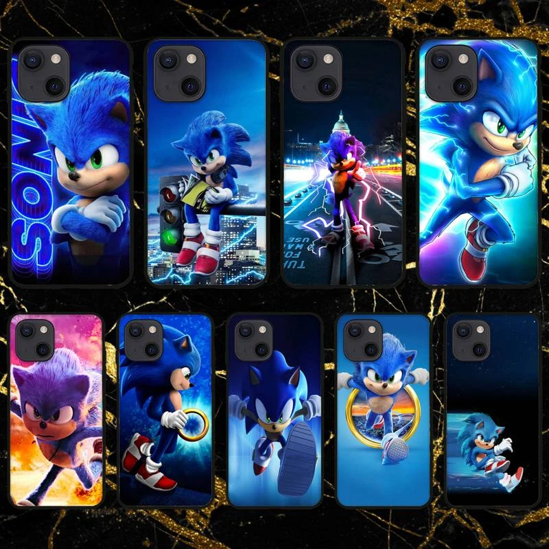 iphone xr case with card holder ZORORO Supersonic Sonic Game Phone Case For iPhone 11 12 Mini 13 Pro XS Max X 8 7 6s Plus 5 SE XR Shell iphone xr cover