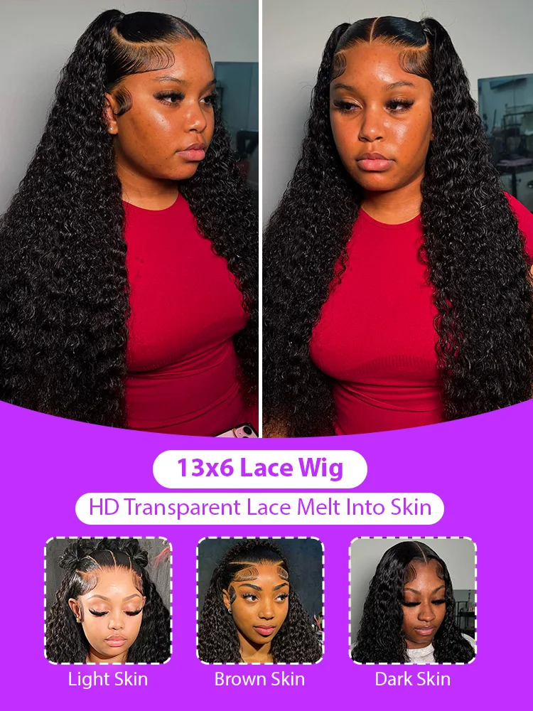 Human Hair Brazilian Wig 30 40 Inch Deep Wave 13x4 13x6 Hd Lace Frontal 5x5 Closure Water Wave Curly Wigs lace front wig human hair wigs human hair wig front lace wig