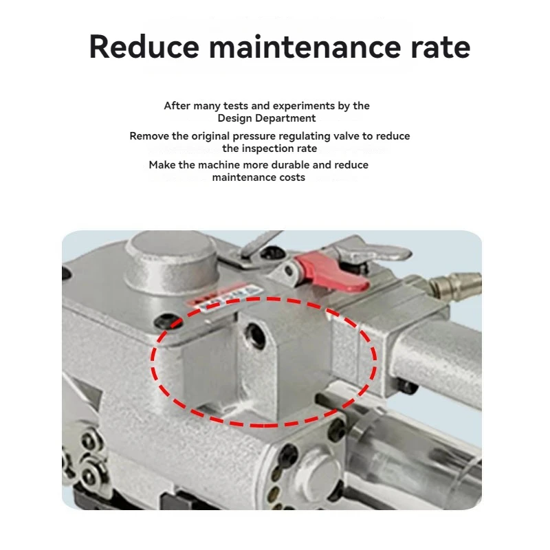 AQD19/AQD25 Strapping Machine Pet Plastic Steel Strip Strapping Machine Portable Pneumatic Hot Melt Packaging