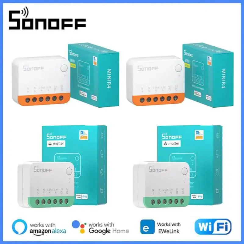 

Мини-переключатель SONOFF MINIR4M / MINIR4 Extreme с поддержкой Wi-Fi