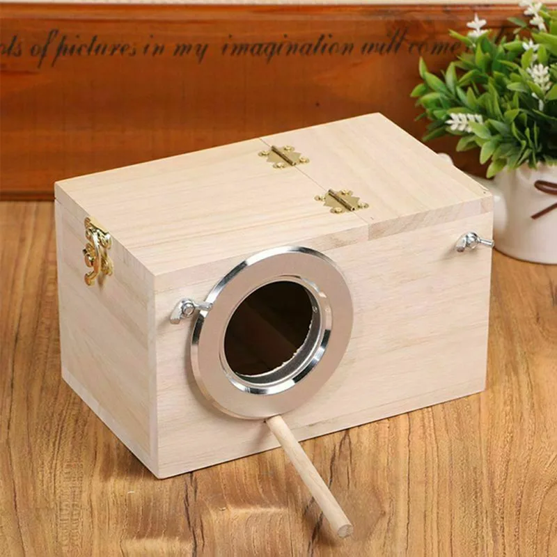 Wooden Bird Nesting Box 2