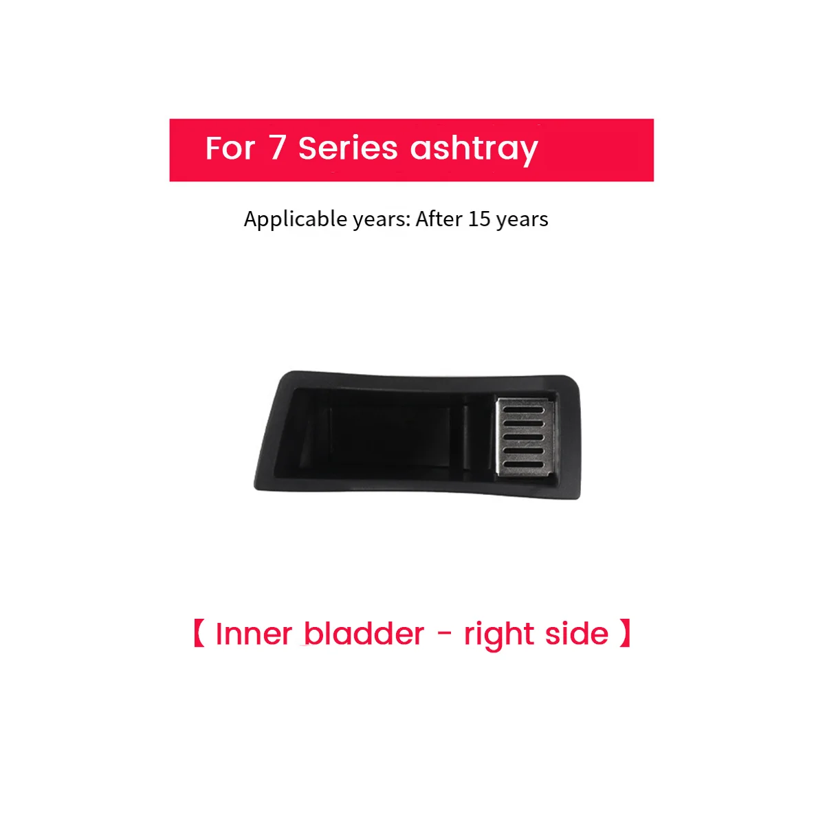 

Right Rear Door Ashtray Case+Inner Liner 51427398886 51427457544 for BMW 7 Series G11 G12 16-22 745EX 730 740 750 M760