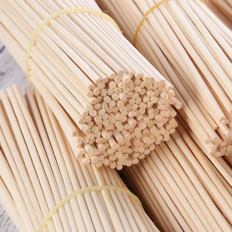 50pcs 10/19/22/24/30/35/40cm Natural Rattan Sticks Reed Diffuser Home Fragrance Reed Sticks Aromatherapy Diffuser Refill Sticks