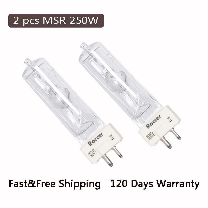 

Free Fast Shipping 2pcs MSD250W/2 GY9.5 Metal Halide Lamp for Night Club Bar Stage Lightings