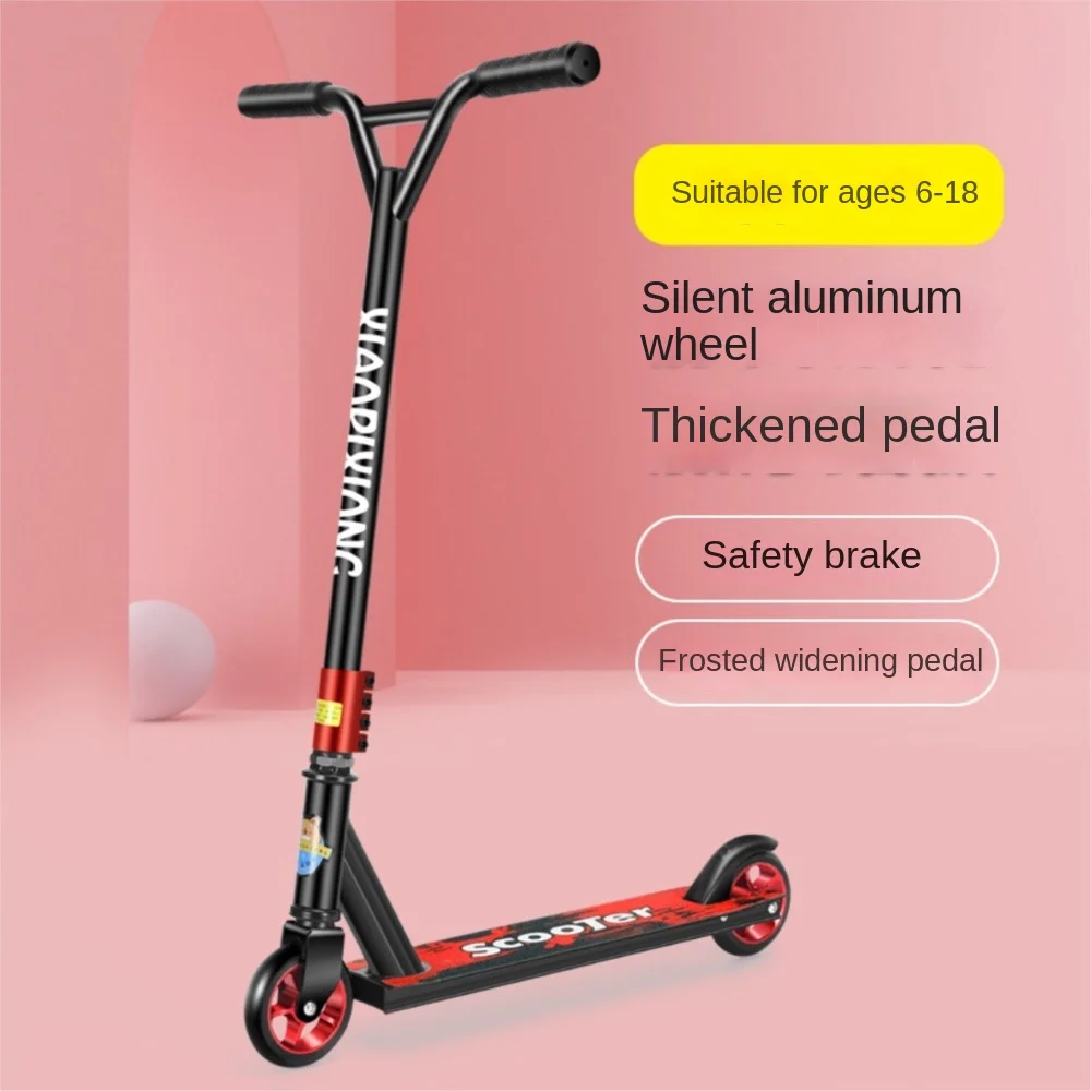 Scooter All Aluminum Material Lightweight Durable Soft Rubber Grip Stable Foot Brake