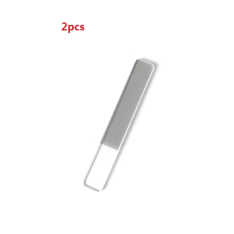 1/2 PCS Xiaomi Professional Nano Glass Nail File Transparent Sanding Polishing Grinding Nail Art Manicure 