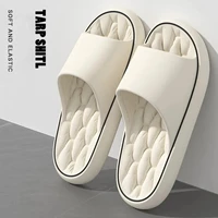 Ultra Light Soft Slippers Simple Fashion Slippers EVA Elastic Shoes Colorful Simple Sneakers Door Bathroom Flip Flop Sandals 1