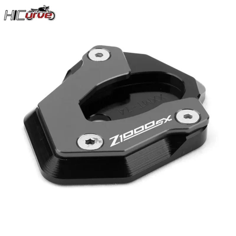 Kawasaki Ninja 1000SX Kickstand Pad | CNC Aluminum Side Stand Enlarger | 2020-2023 Motorcycle Foot Support Plate - View #4