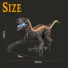 Remote Control Dinosaur Toys Kids RC Electric Walking Jurassic Dinosaur Simulation Velociraptor Toy With LED Light And Roaring 5