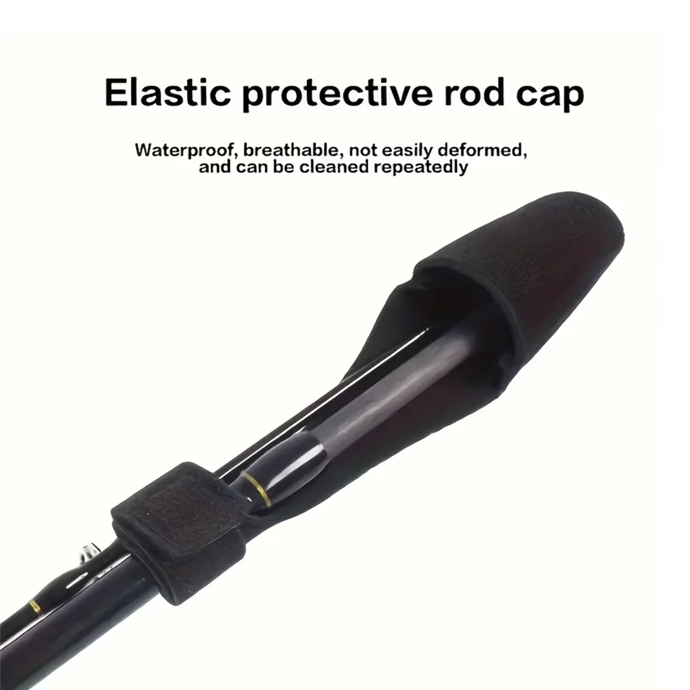 Fishing Rod Wrap Pole Straps Hook & Loop for Casting Spinning Fly Rods