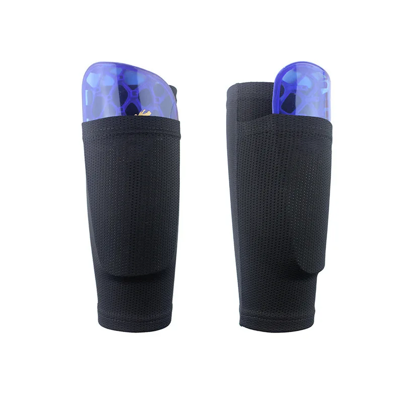 Soccer Football Support Socks Nylon Leg Covers Shinbone Protector with Pocket Football Gear