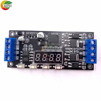DC 12V24V modulo MOS ad alta potenza effetto campo tubo ritardo modulo temporizzazione modulo scheda di controllo interruttore bidirezionale a 2 vie