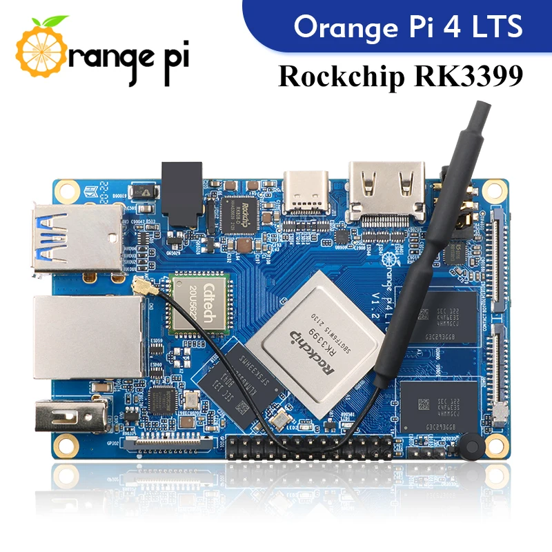   4 LTS + 5V4A CŸ   ġ  , EMMC , ȵ̵   ̱  ǻ, 4GB RAM, RK3399, 16GB