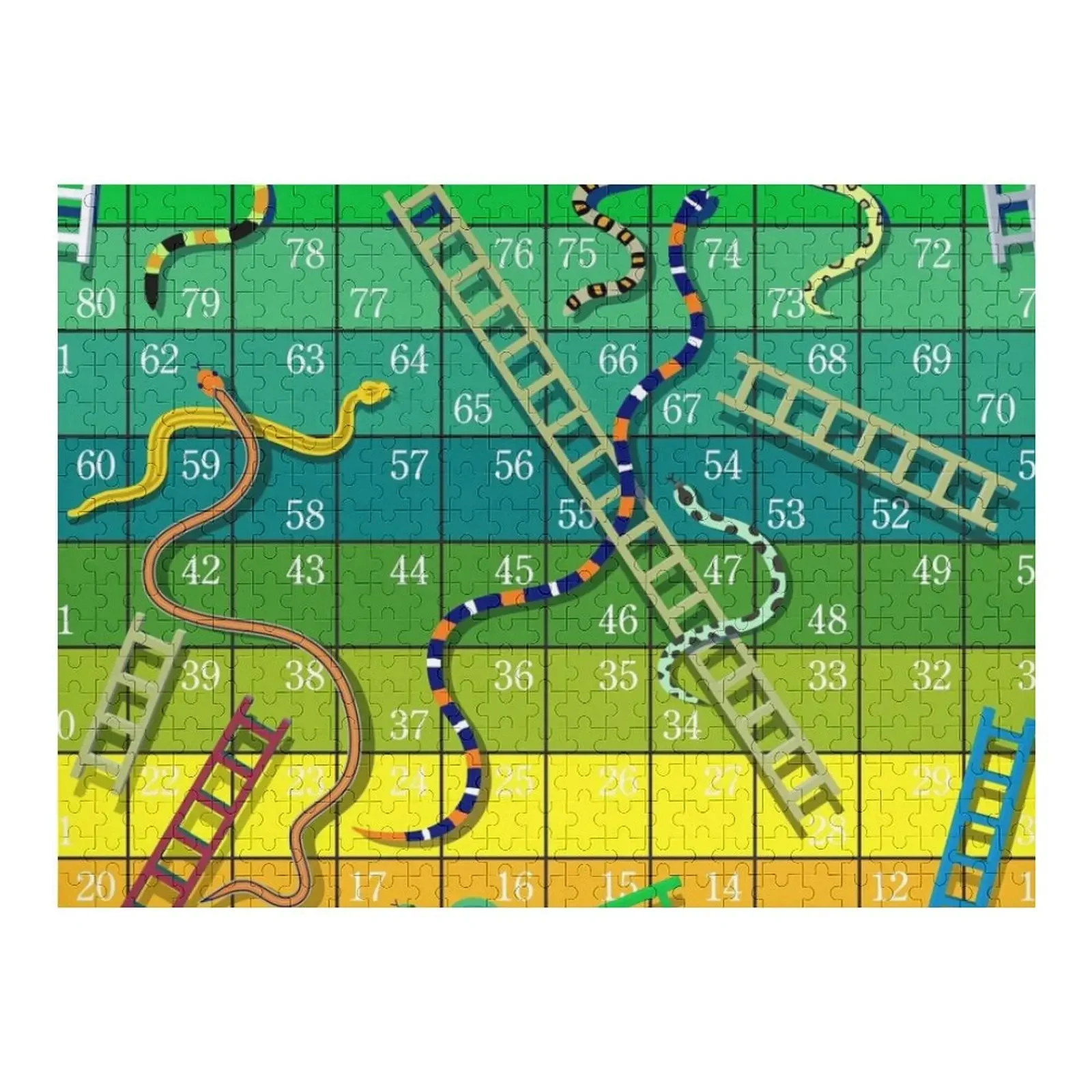 Snakes and Ladders Jigsaw Puzzle Personalized Toys Personalized Name Christmas Gifts Personalized Gifts Puzzle nazareth snakes n ladders digibook cd