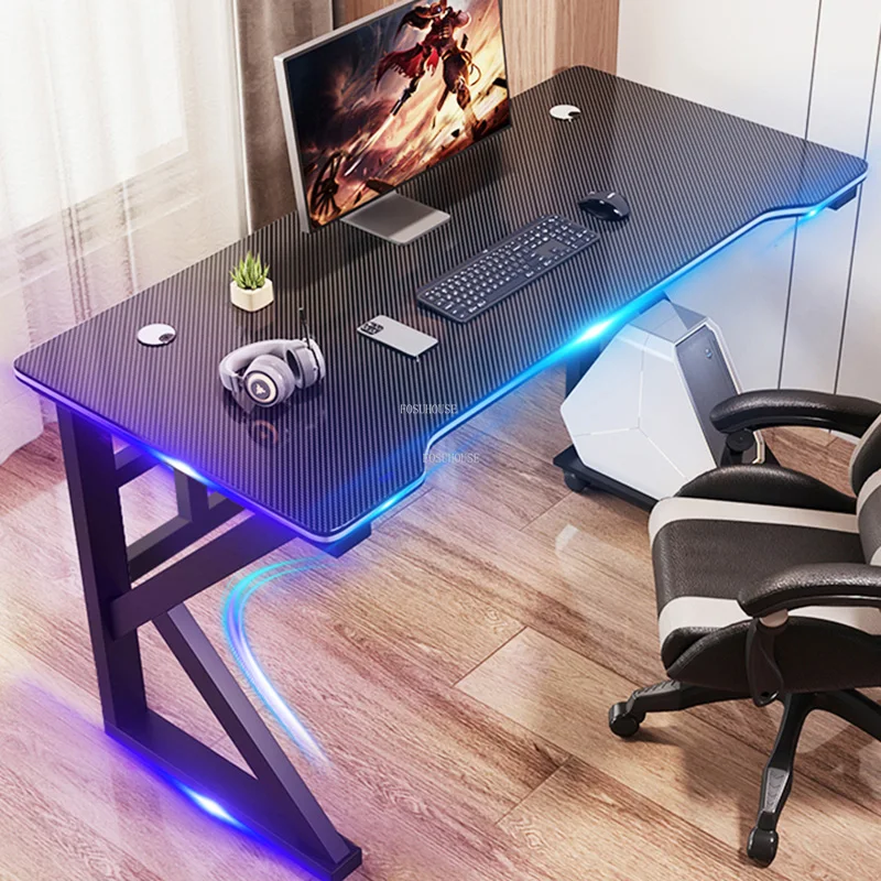 Description Picture 6 of itemDesktop Computer Desks Home Office Furniture modern Bedroom gamer table Internet Cafe Gaming Table Multi-function Office Desk Z