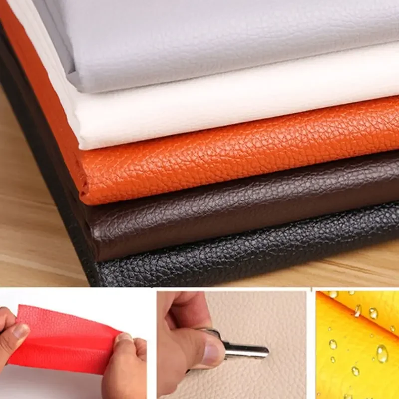Waterproof PU Leather Self Adhesive Repair Patch for Sofa Table Chair