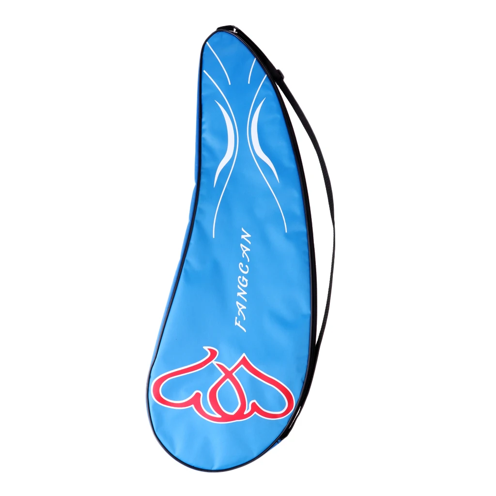 

Portable Badminton Racket Case Full-covered Shoulder Soft Cover Blue