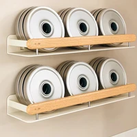 Support de rangement mural pour ustensiles de cuisine, organisateur d'épices, ustensiles de cuisine, support à crochets, étagère de rangement pour couteaux pour un rangement efficace de la cuisine 2