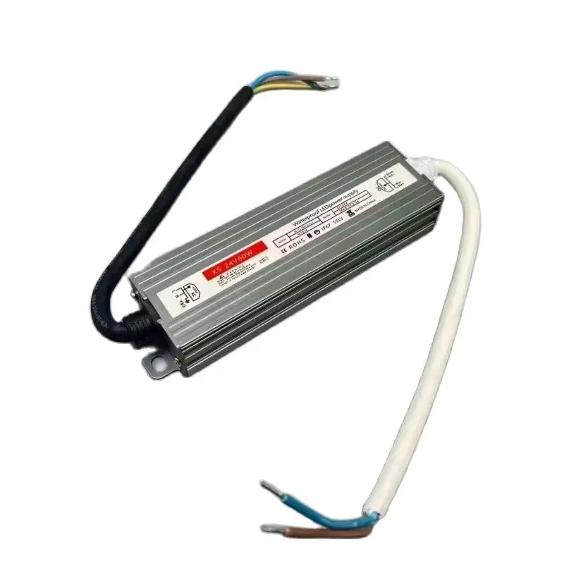 야외 방수 IP67 램프 조명 변압기, AC85-265V DC12V 24V LED 드라이버 전원 공급 장치, 100W 200W 300W 400W 500W 600W