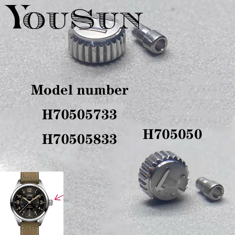 Per Hamilton Khaki Field H705050 H70505733 H70505833 Accessori Per La Testa Dell'Orologio