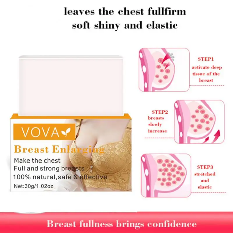 30g Breast Enlargement Soap Chest Lifting Size Up Breast Enhancer Promote