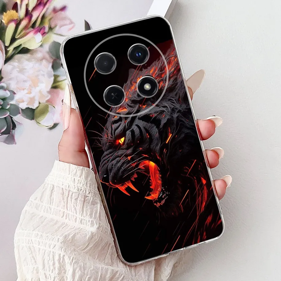 Cute Cartoon Cat Marble Soft Silicone Case - 2025 Edition