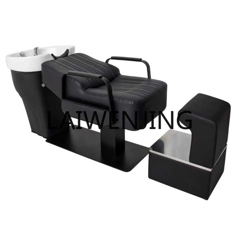 

RWJ Hair Salon Flushing Bed Lying Half Hair Salon for Hair Salon Factory Direct Sales