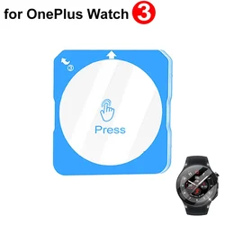 Premium Tempered Glass HD Screen Protector for Smartwatch - Easy Install, Anti - Scratch, High Hardness Film (For OnePlus Watch 3)