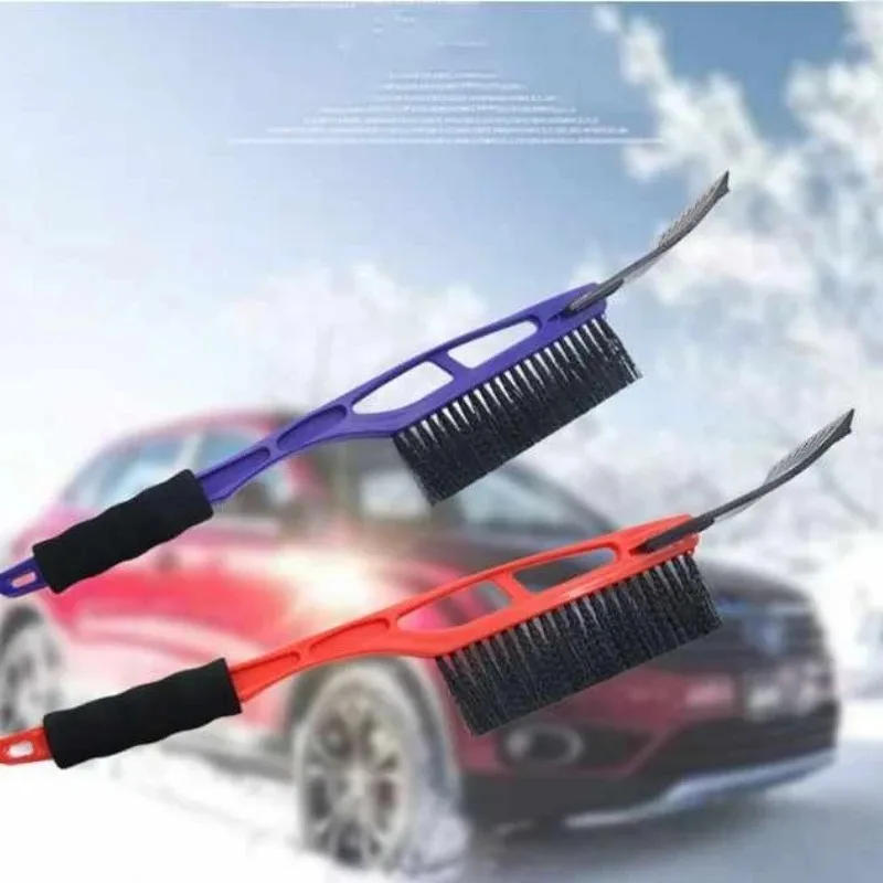 Snow Removal Shovel for Automobile Multi-function Two-in-one Ice Removal Shovel Scraping Snow Winter Tools windshield shovel snow shovel