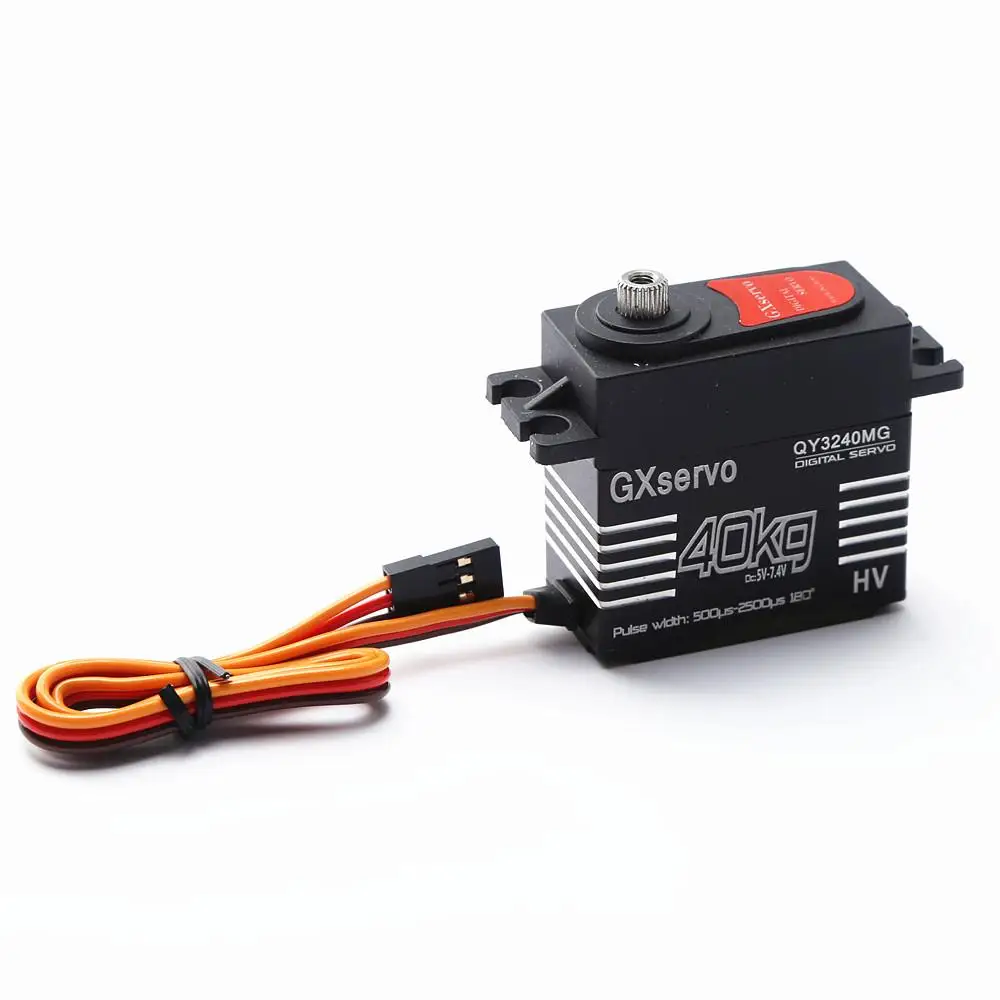 Qy3240mg High Speed Metal Gear 40kg Large Torque Digital  Servo For Rc Car Crawler Scx10 Trx4 1:8/1:10 Rc Car Truck Robot Parts