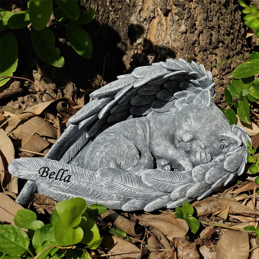 Pet Memorial Stones Personalized Cat Pet Memorial Stones Gifts Ornament Pet Loss Sympathy Remembrance Gifts Cat Grave Markers Statue