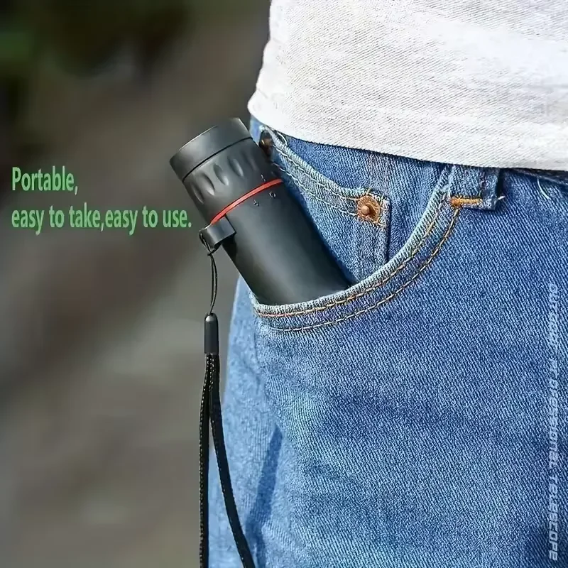 2000x25HD Monocular Telescope Outdoor Mini Portable Telescope Mobile Phone Telescope With Clip Camping Birdwatching Telescopes 3