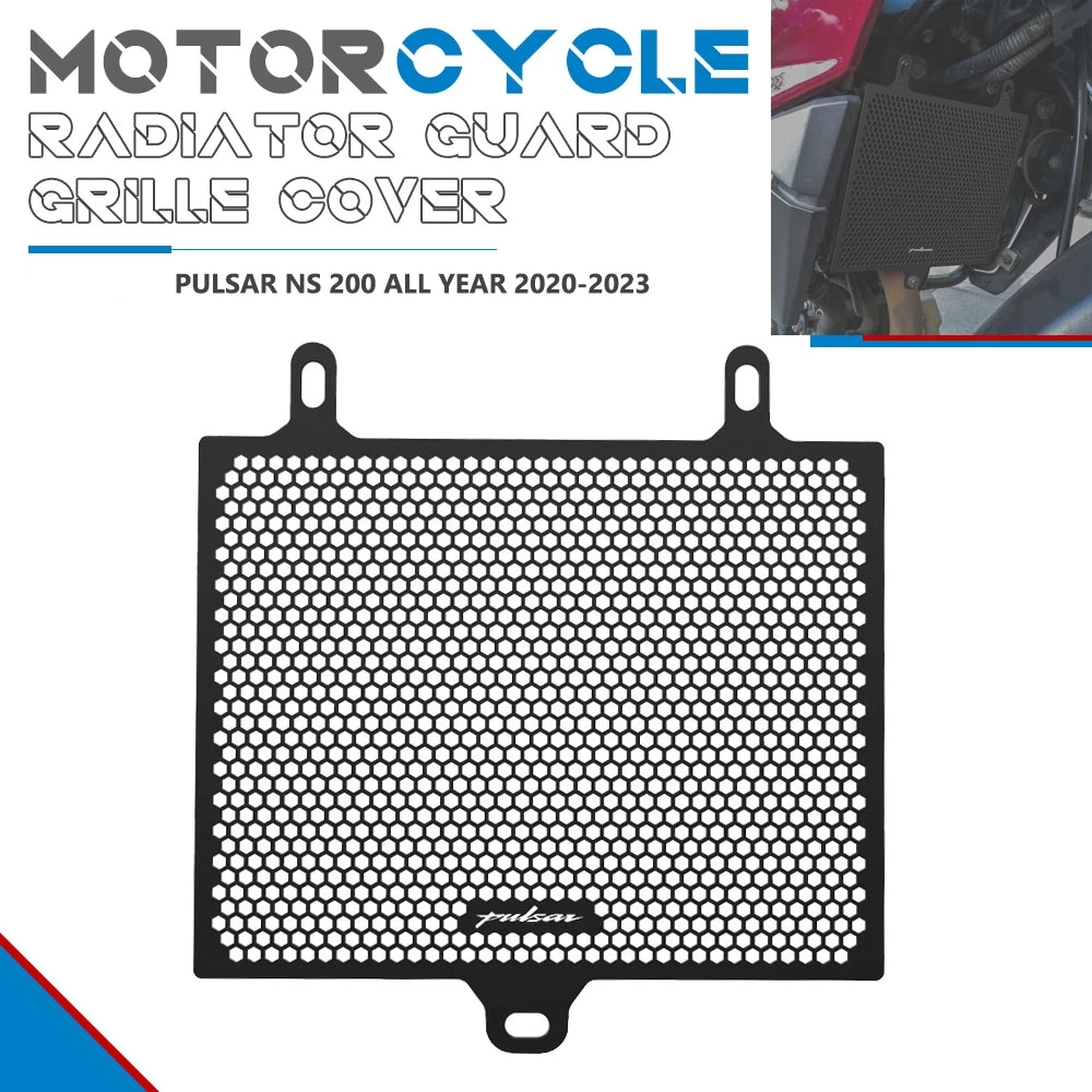 

For Bajaj Pulsar NS 200 all year 2020 2021 2022 2023 Motorcycle NS200 Accessories Radiator Guard Grille Cover Protection