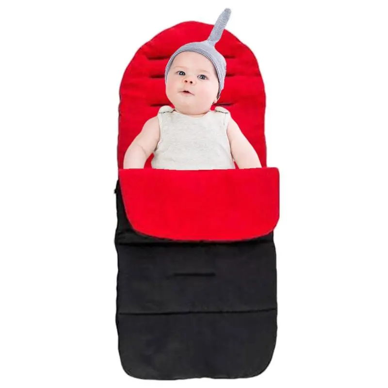 stroller-warm-bag-windproof-stroller-cover-seat-cushion-for-baby-thick-soft-warm-windproof-newborn-sleeping-bag