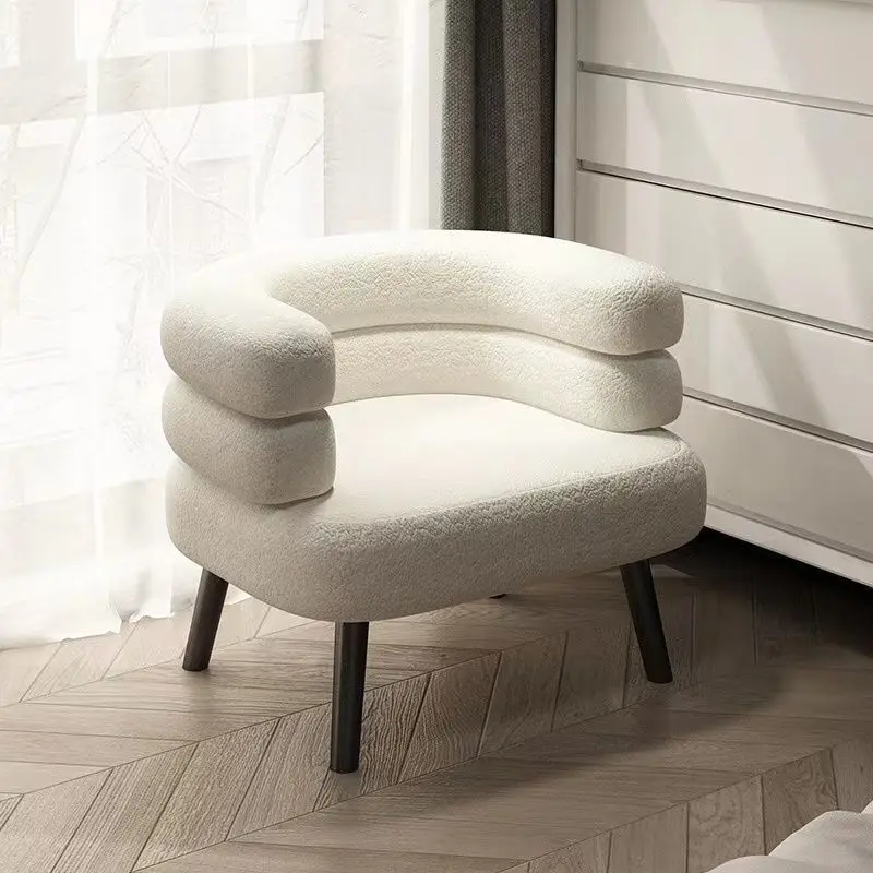 Nordic Ins Living Room Chair Girls Comfortable Bedroom Make Up Chair Student Dormitory Computer Chairs Cloth Home Office Seat living room chair computer chair makeup chair